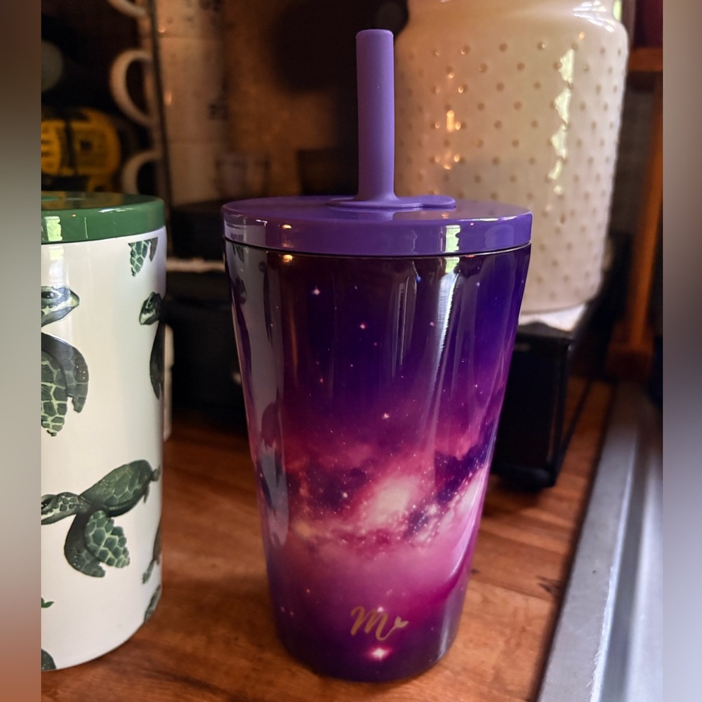 2 Mermaid Straw Mini Cups